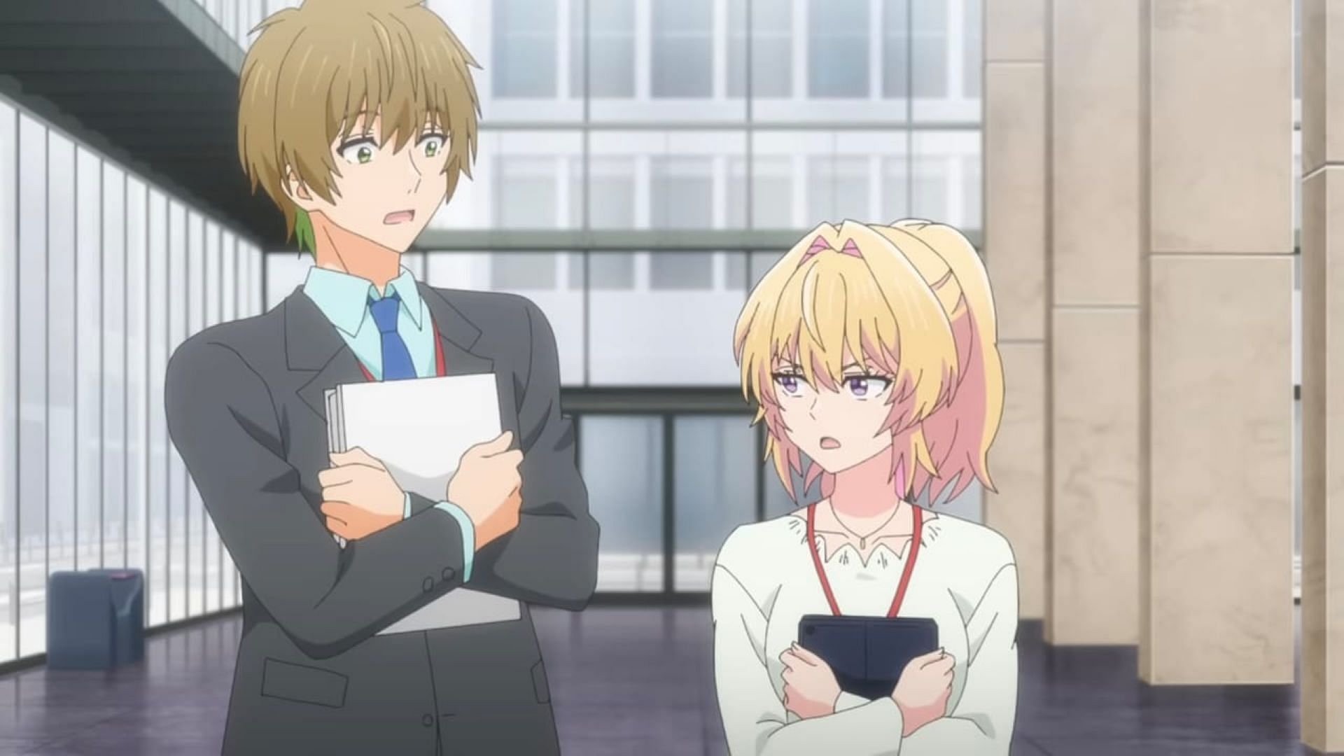 Yu and Azusa, as seen in the new trailer (image via Studio Elle)
