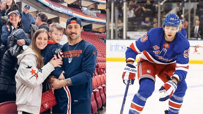 Vincent Trocheck's wife Hillary pens heartfelt reaction to 'son' Will Cuylle signing two-year extension with the Rangers