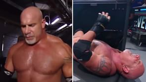 Goldberg completely misses Gunther with a Spear; potentially injured in last WWE match