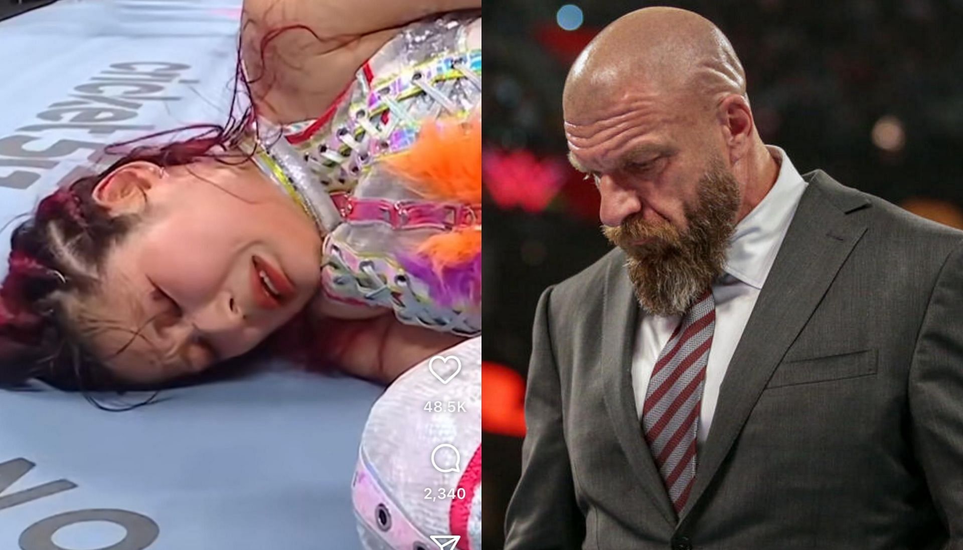 Triple H reacts following IYO SKY