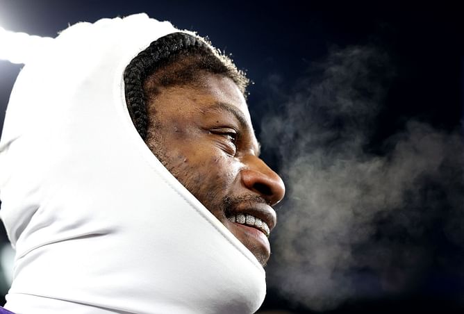 "He had a lot of distrust and PTSD in his eyes": NFL fans react to Lamar Jackson's media day blooper