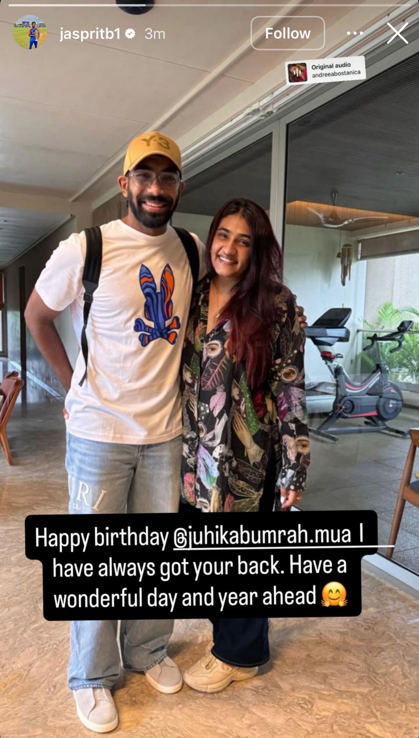 Jasprit Bumrah wishes her sister on birthday with cute post (Image via Instagram-@jaspritb1)