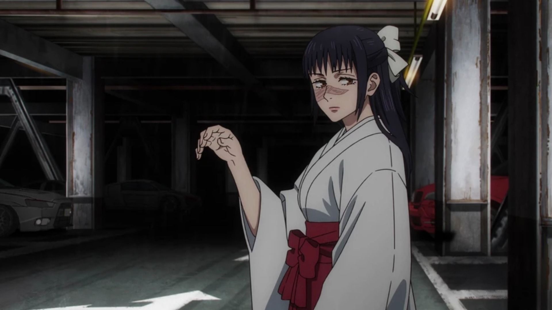 Utahime is among the less powerful Jujutsu Kaisen sorcerers (Image via MAPPA)