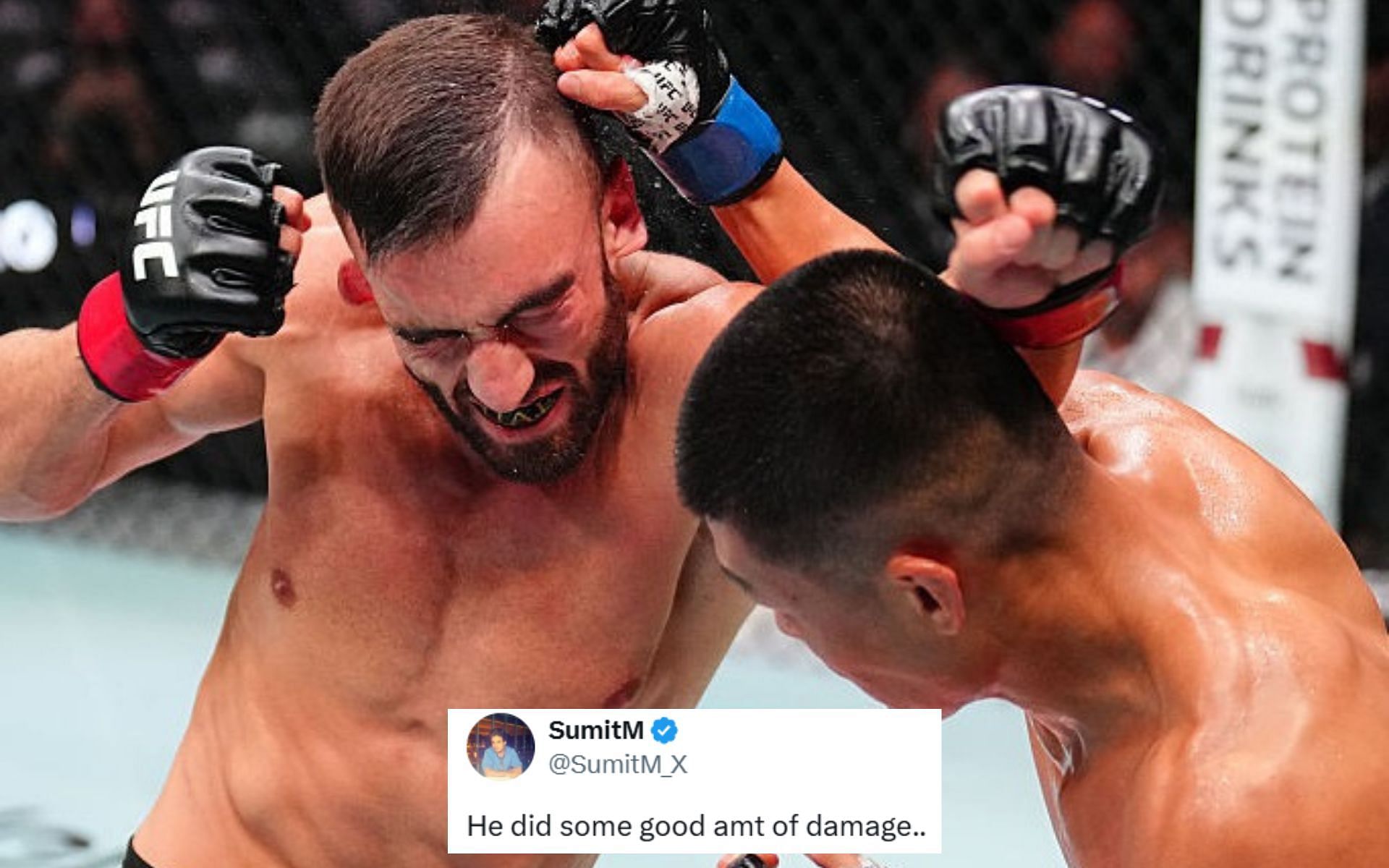 "Like someone blew up a balloon under his eye" - Fans react to Mohammad Yahya's horrific eye injury against Steven Nguyen at UFC Abu Dhabi