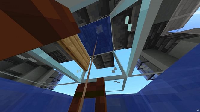 Minecraft player builds creative helicopter in the new lead update