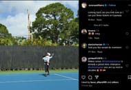 Ohanian reacts to Williams playing with Adira; Instagram - @serenawilliams