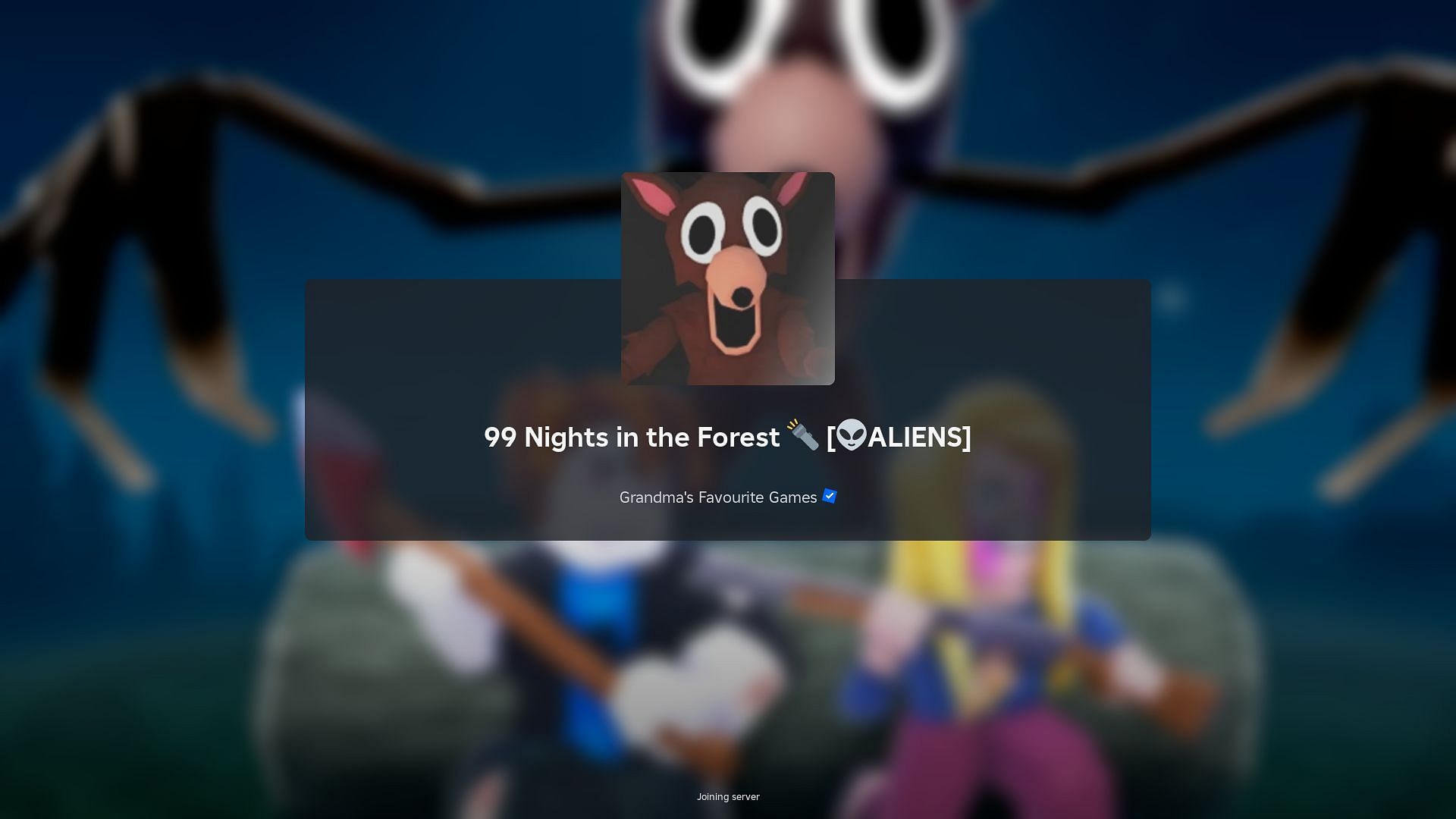 Roblox 99 Nights in the Forest