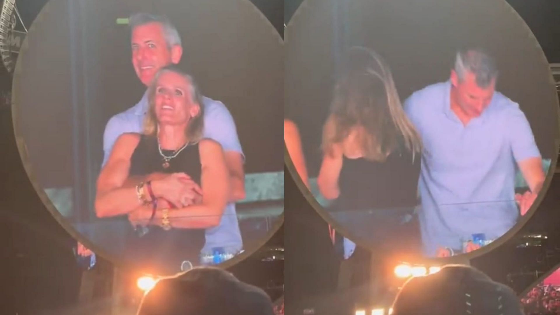 Screenshots of Andy Byron caught on Coldplay
