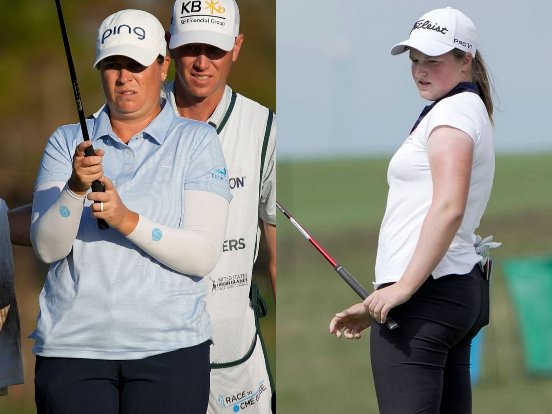 Lauren Coughlin and Lottie Woad (images via Imagn)