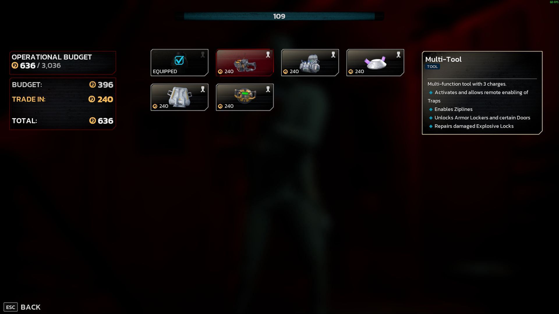 The Multi-Tool can be used to activate traps, turrets, doorways, and more (Image via Tripwire Interactive)