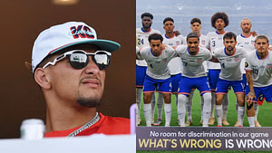 Patrick Mahomes sends 2-word message as USA leads Mexico 1–0 in 2025 CONCACAF Gold Cup Final
