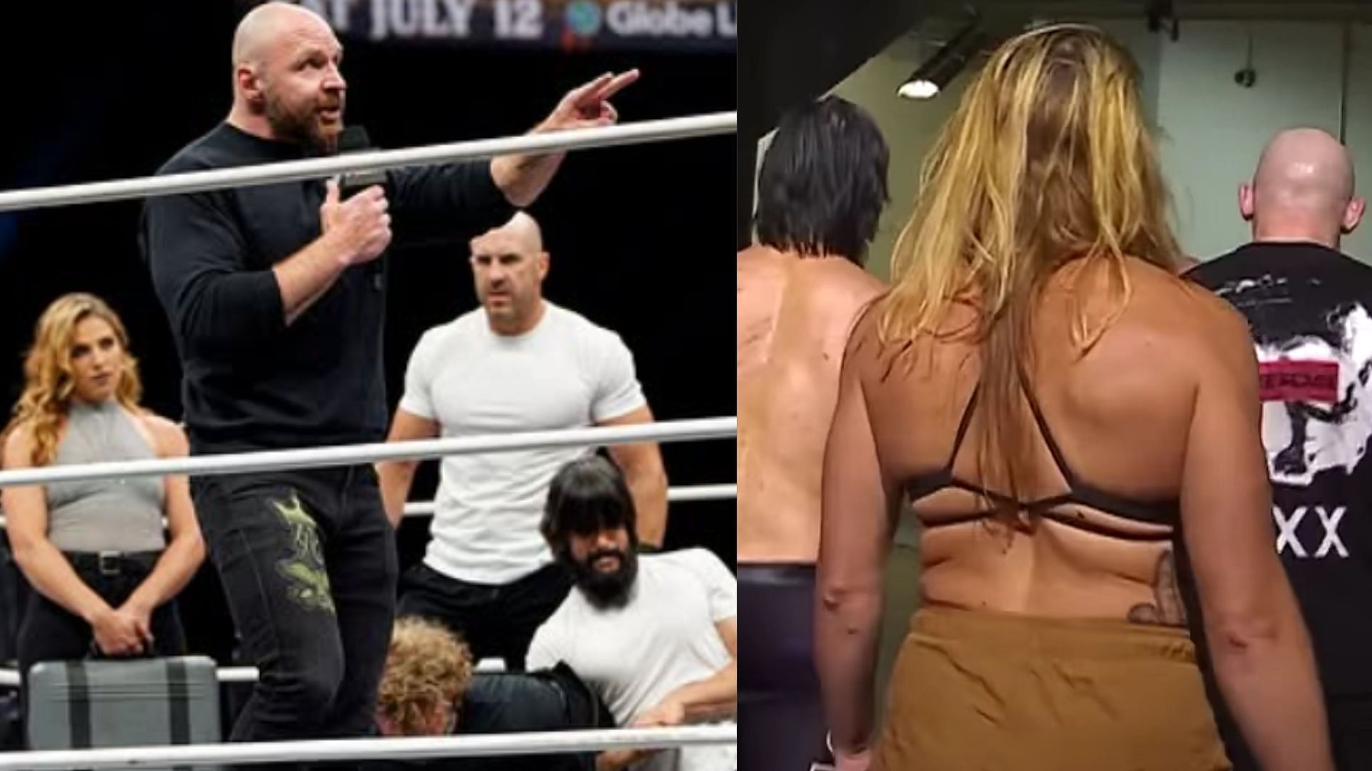 The Death Riders might officially add a new member at All In. (Images via AEW YouTube and Marina Shafir