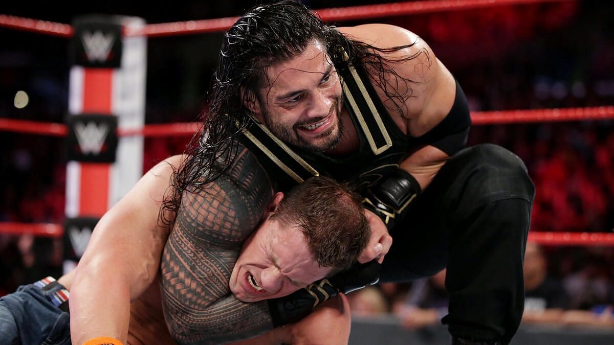 Roman Reigns vs John Cena [Image Credits: wwe.com]