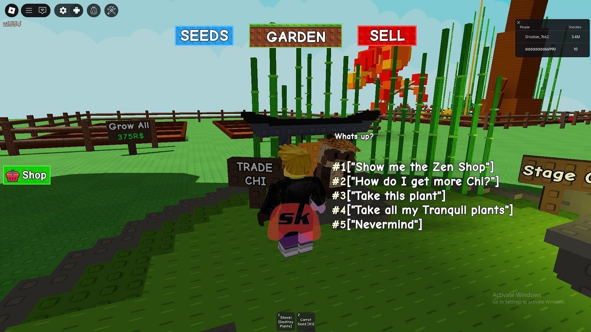 The pet raccoon (Image via Sportskeeda Gaming || Roblox)