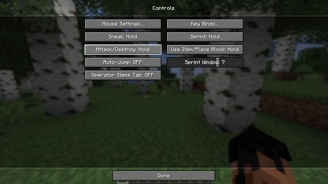 Attack/Destroy and Use Item/Place Block functions can now be toggleable (Image via Sportskeeda Gaming || Mojang Studios)