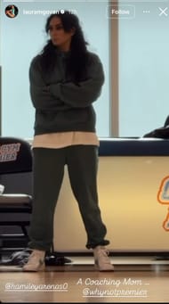 Hamiley Arenas’ mom Laura Govan shares view from courtside as a coach - Image source: Instagram/lauramgovan