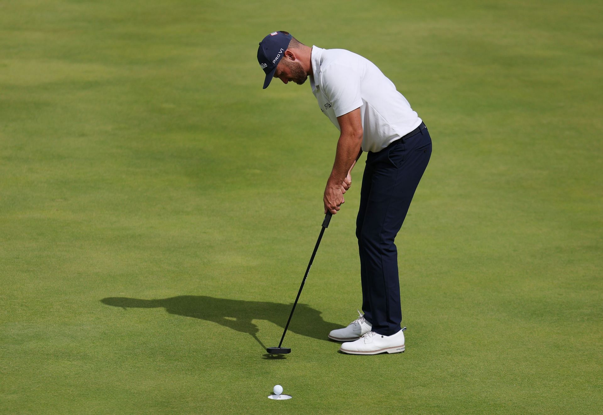 Wyndham Clark during Round 3 of The Open Championship at Royal Portrush on Saturday, July 19th. [Image via Gettty]
