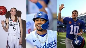 Mookie Betts shows off acting skills in The Naked Gun teaser alongside sports stars Eli Manning and Paige Bueckers