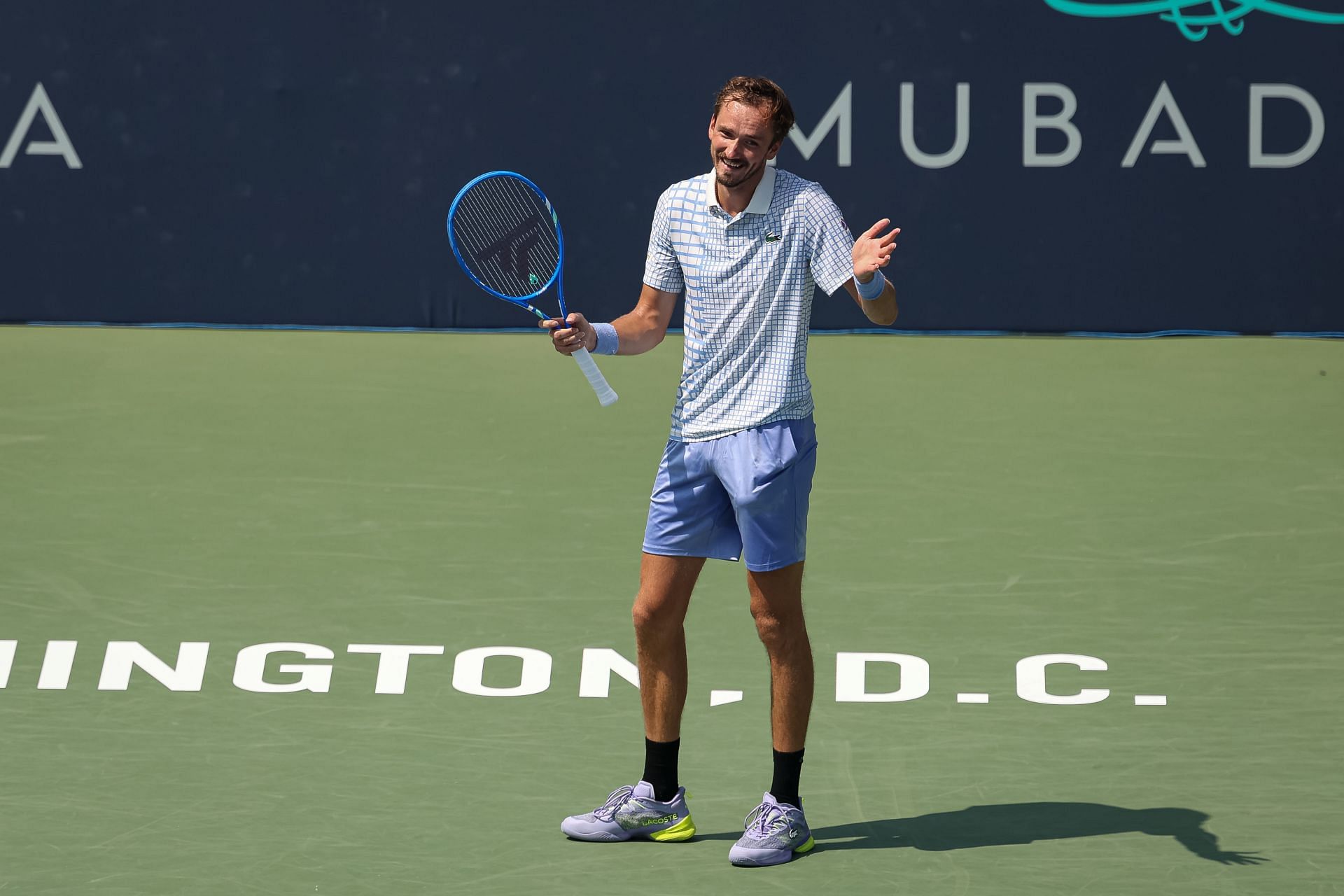 Daniil Medvedev at the Citi DC Open 2025. (Photo: Getty)