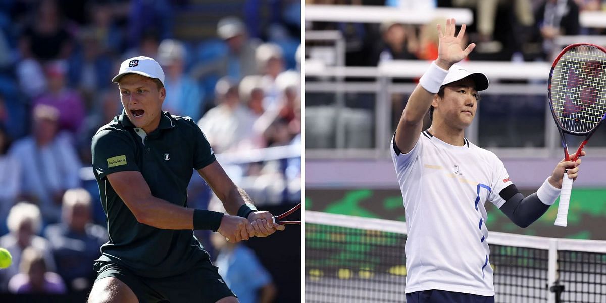 Jenson Brooksby (L) vs Yoshihito Nishioka (R) preview, (Source: Getty Images)