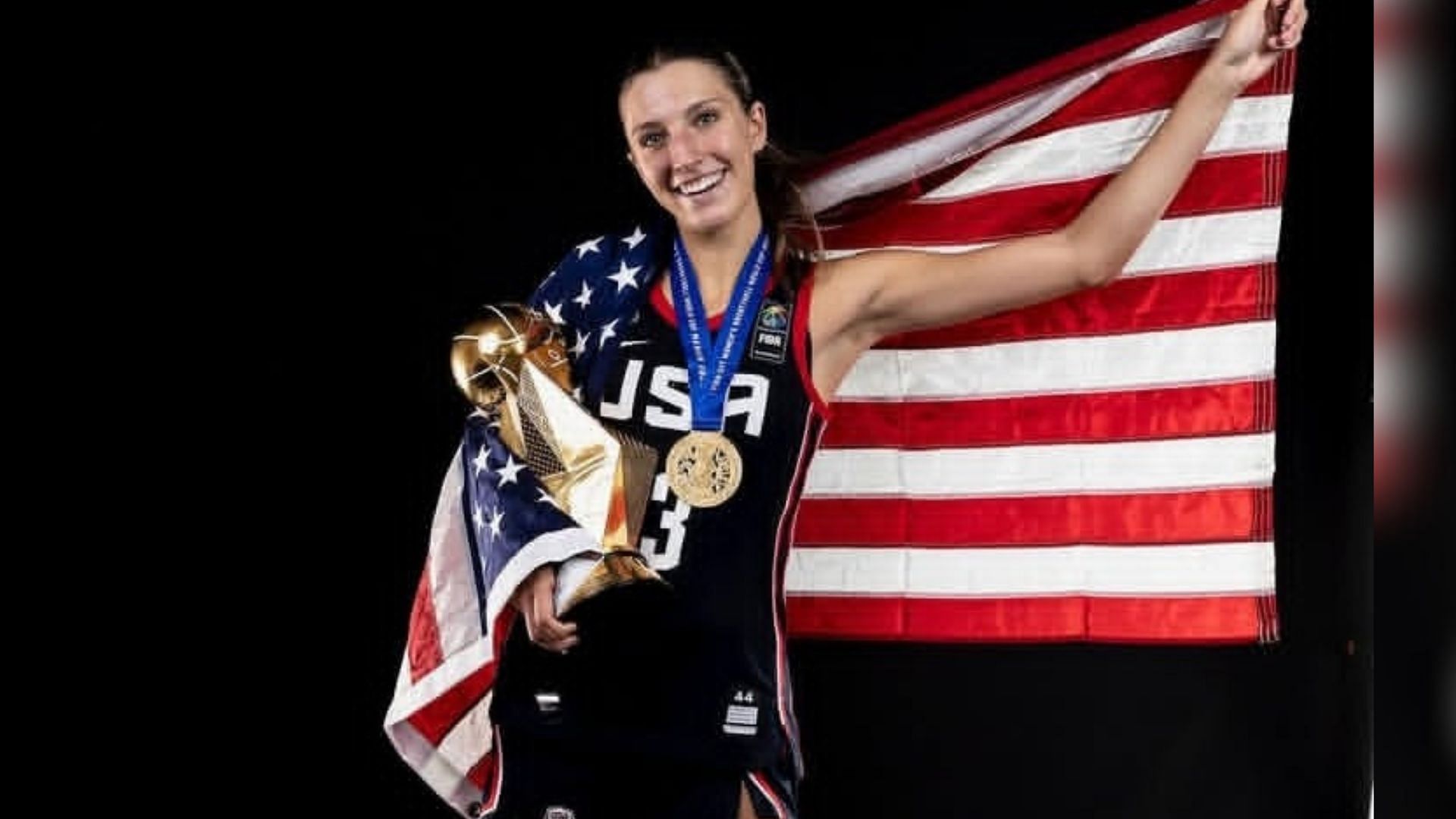 McKenna Wolizcko after winning gold with team USA. (Image via Instagram @mckennawoliczko)