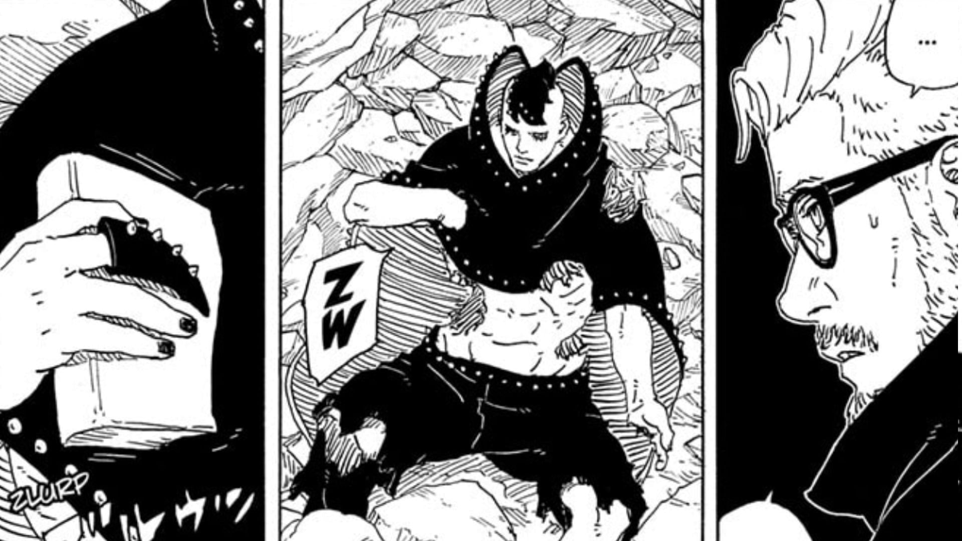 Jura and Amado as seen in Boruto: Two Blue Vortex chapter 24 (Image via Shueisha)