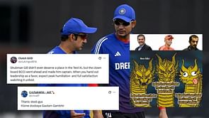 शुभमन गिल की कप्तानी से फैंस को आया गुस्सा, गौतम गंभीर की भी लग रही है क्लास