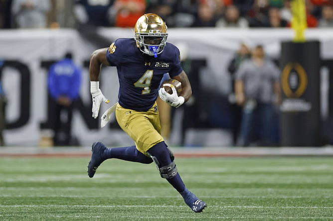 "That play was crazy": Jeremiyah Love recounts historic 98-yard TD run in playoff game against Indiana Hoosiers