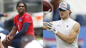 “Just not going to sit over here” - Titans OT weighs in on Cam Ward-Will Levis QB competition