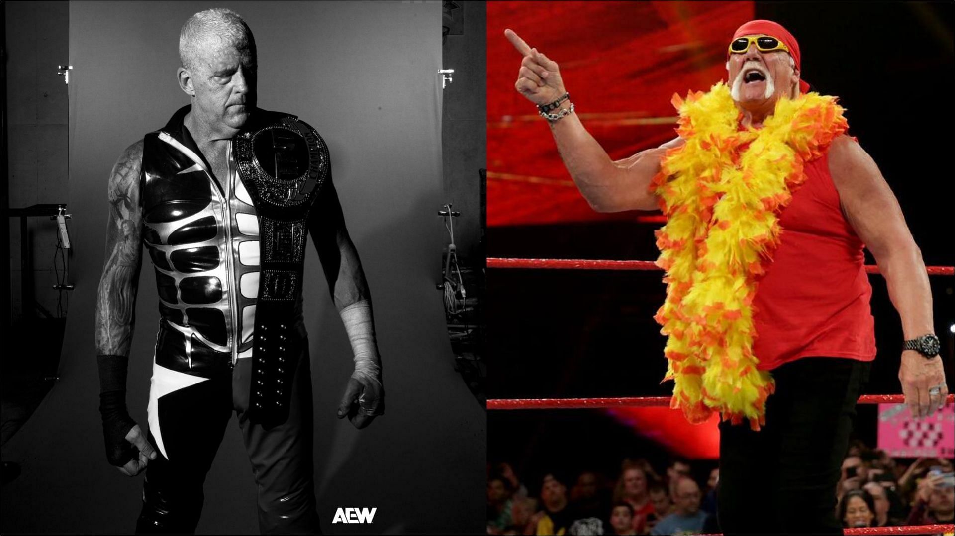 Dustin Rhodes and Hulk Hogan