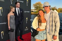 JJ McCarthy's fiancée Katya drops 3-word reaction as Sam Darnold pops the question to GF Katie