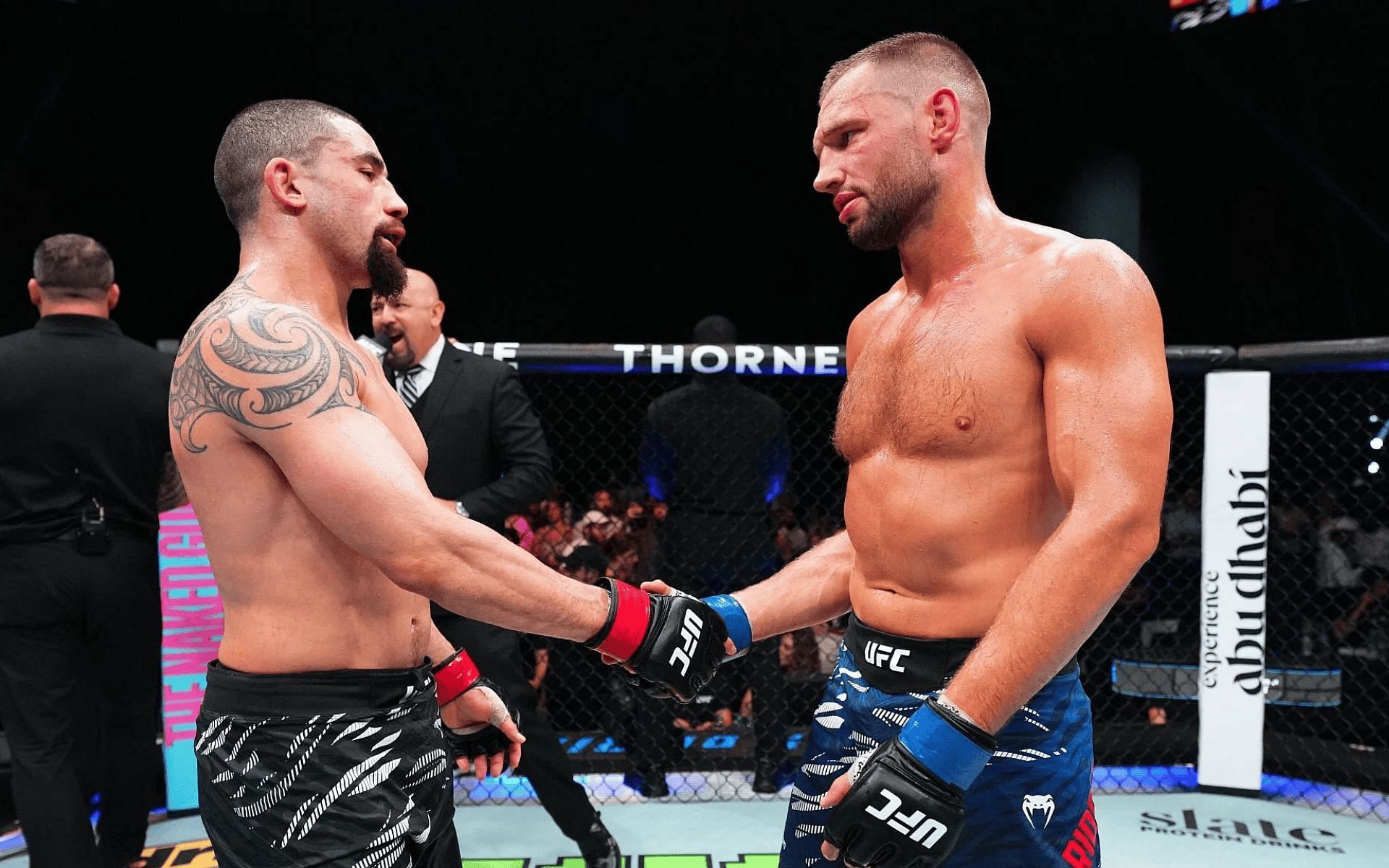 Robert Whittaker shares thoughts after Reinier de Ridder loss. [Image courtesy: Getty]