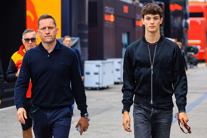 Oliver Bearman’s dad shares how Haas star's F1 promotion saved his younger brother’s motorsports career