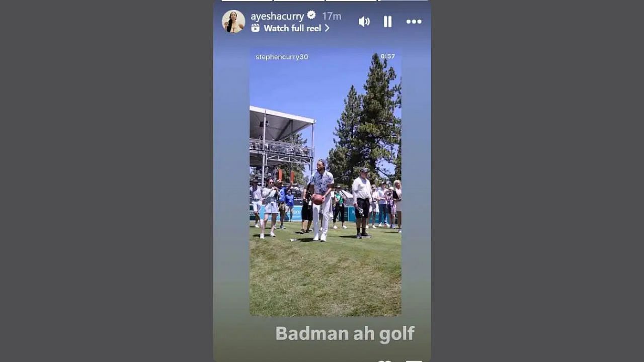 Ayesha Curry expresses pride in her husband. (Credits: @ayeshacurry/Instagram)