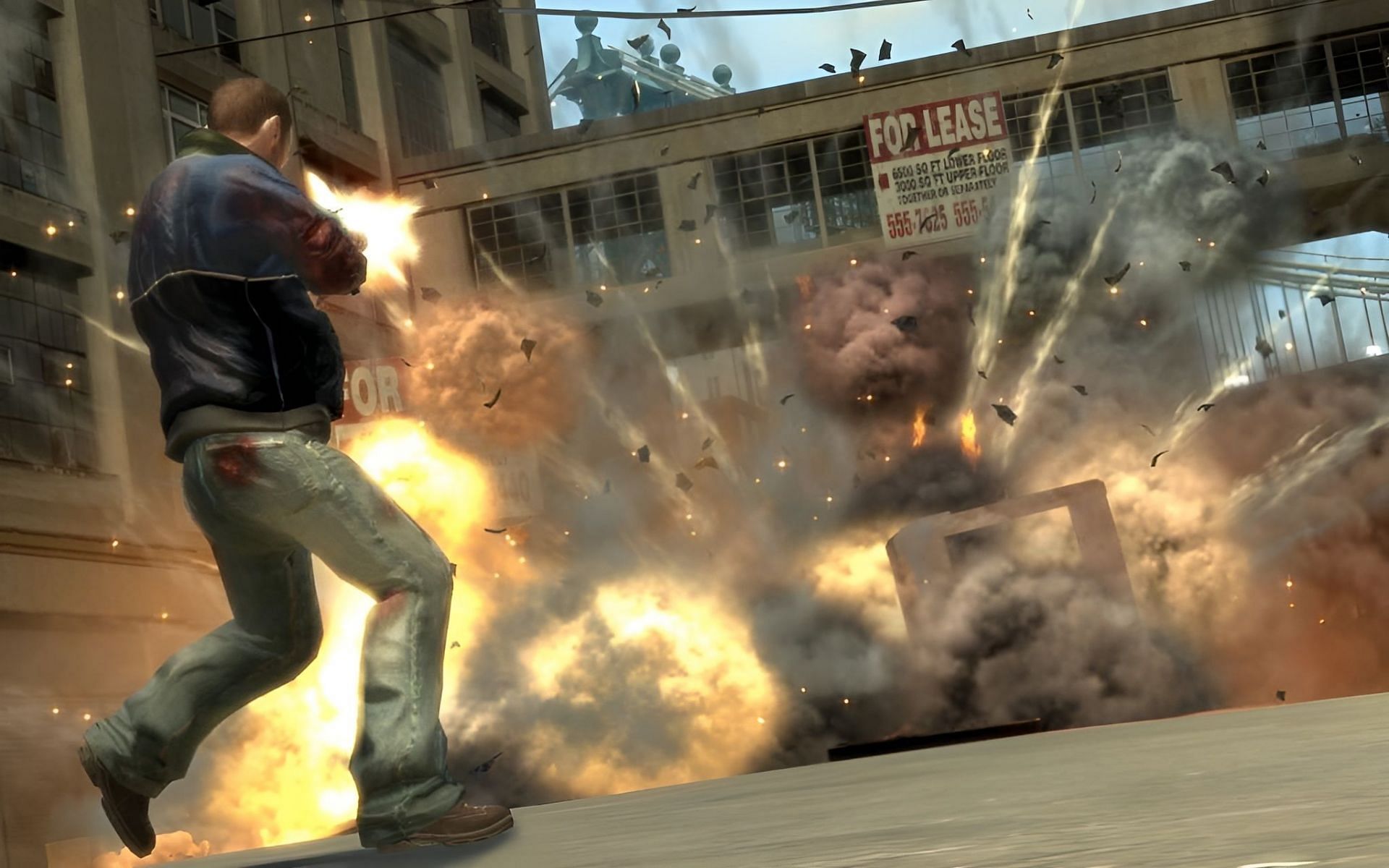 GTA 4 protagonist Niko Bellic in action (Image via Rockstar Games)