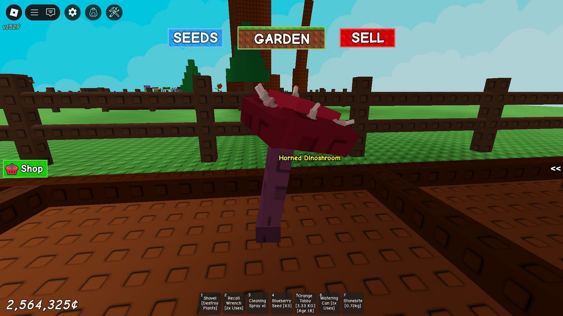 The Horned Dinomushroom (Image via Roblox)