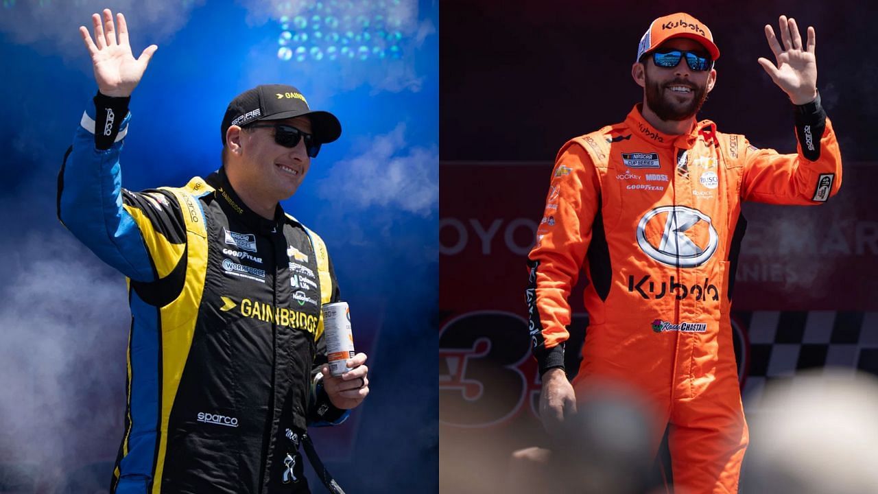 Michael McDowell (left) and Ross Chastain (right). Source: IMAGN