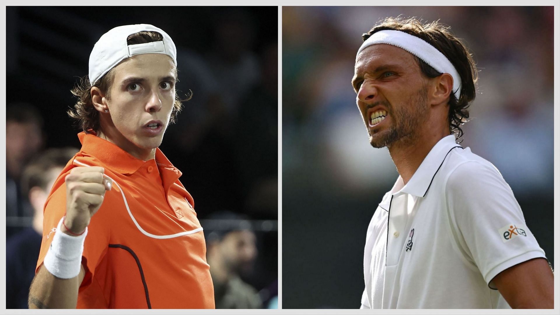 Arthur Cazaux vs Arthur Rinderknech - Image Credits: Getty