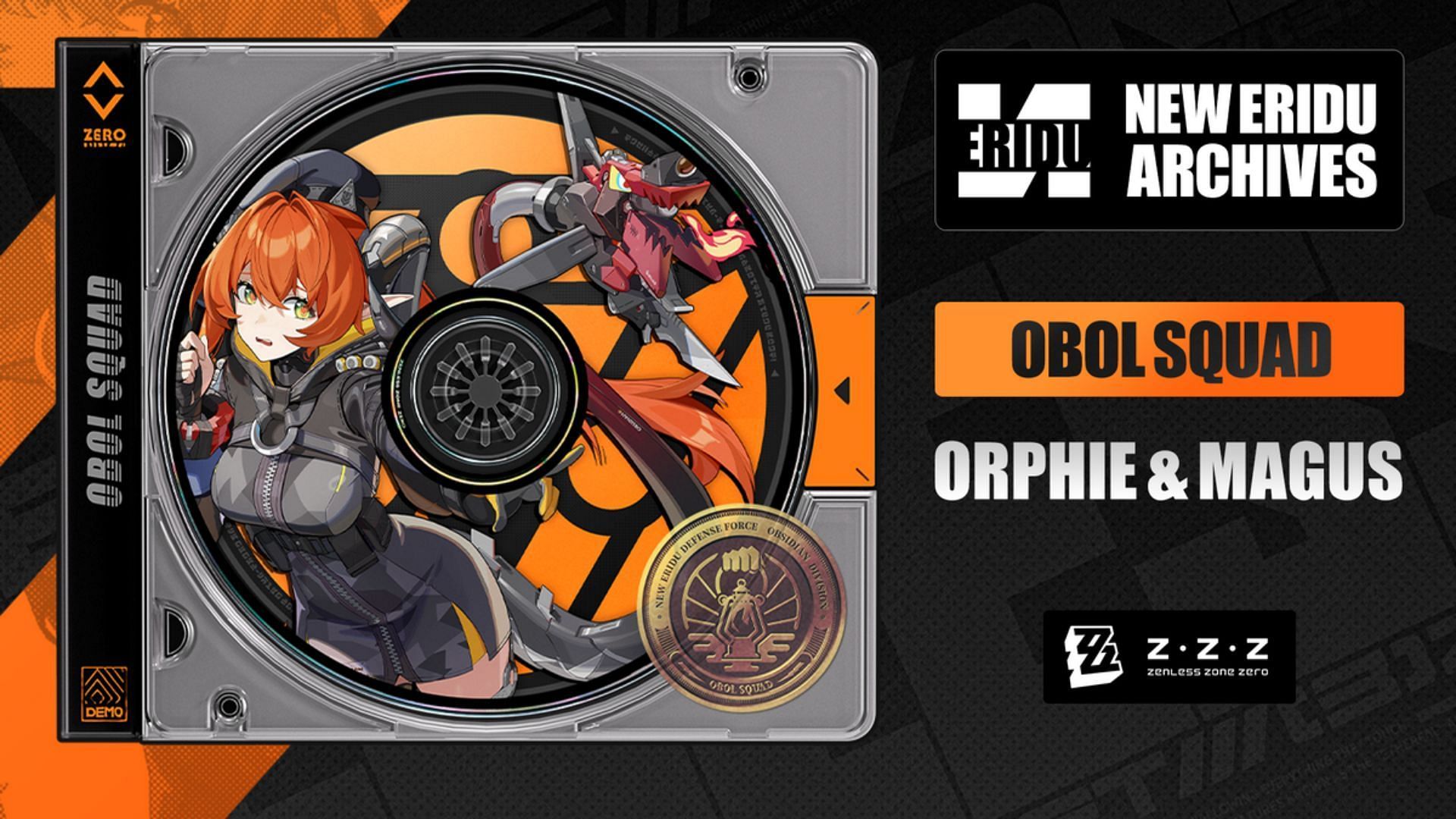 Zenless Zone Zero Orphie and Magus drip marketing