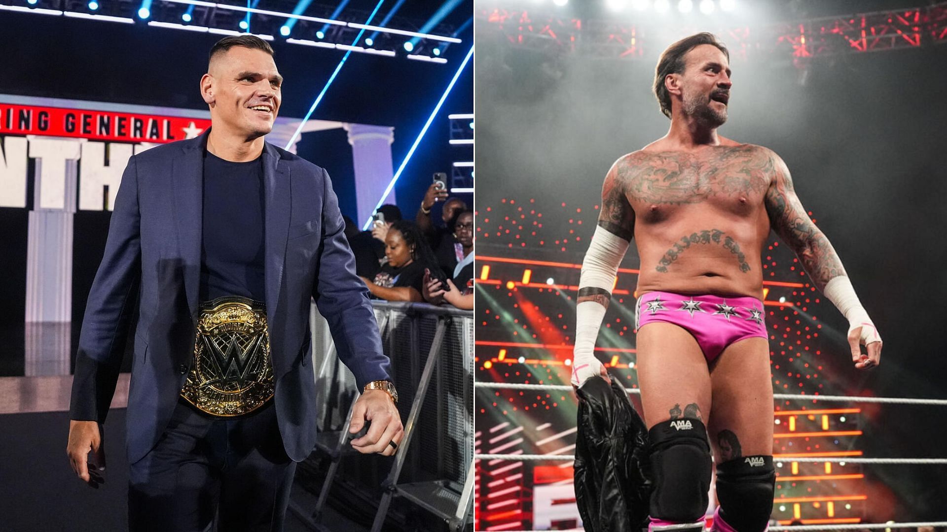 Gunther and CM Punk on RAW (Pictures courtesy: WWE.com)