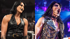 Rhea Ripley uses AEW star husband's move at Evolution; reacts