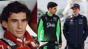 Max Verstappen put alongside Ayrton Senna as “the best driver of all time” by F1 rookie