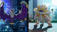Lunala and Solgaleo in Five-star Raids (Image via The Pokemon Company)