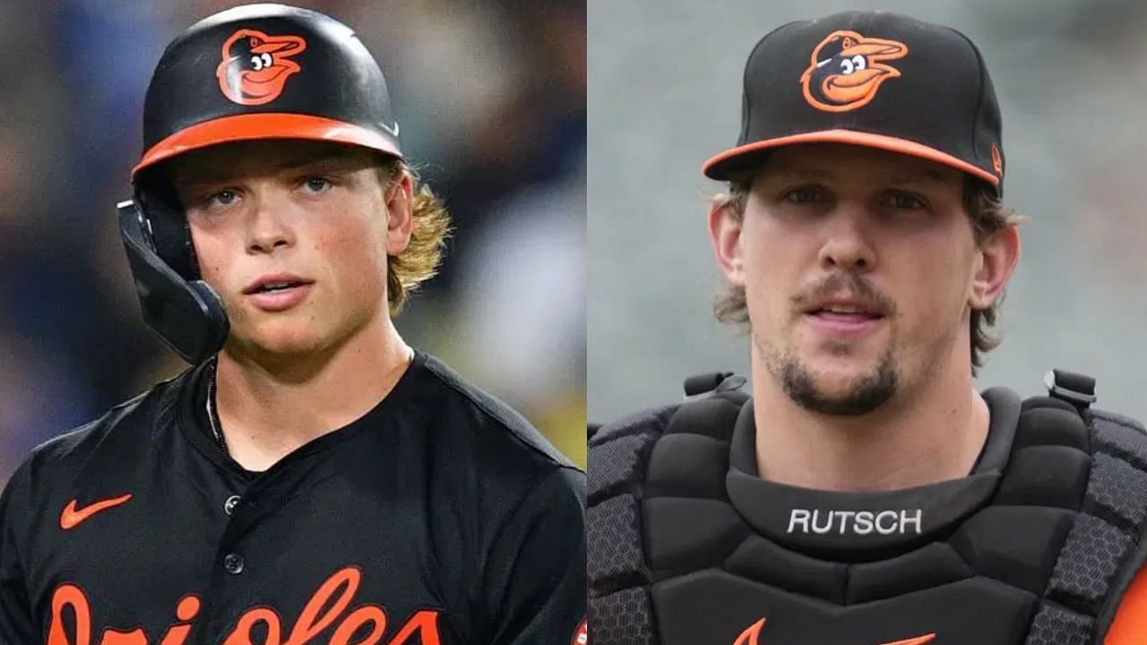 Jackson Holliday (L), Adley Rutschman (R) (Images from - Getty)