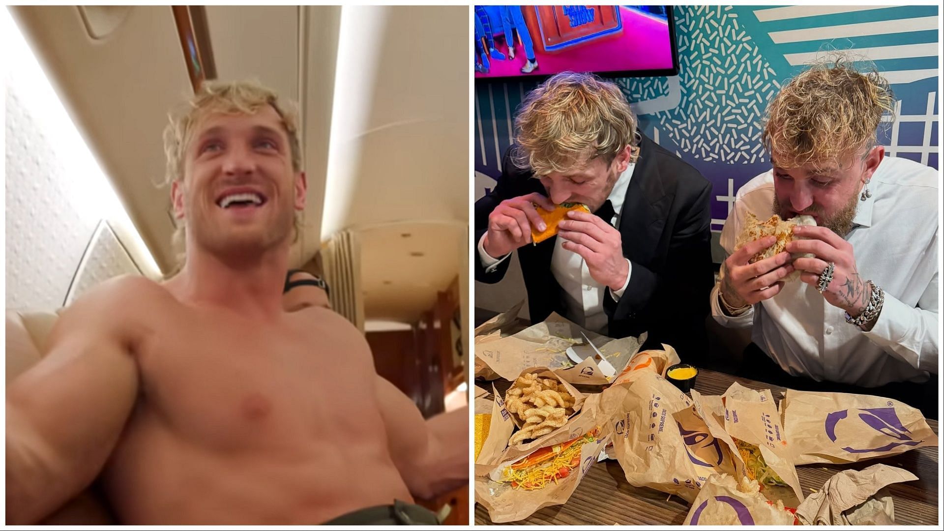 Logan Paul and Jake Paul. (Photos: Logan Paul on YouTube and @loganpaul on IG)