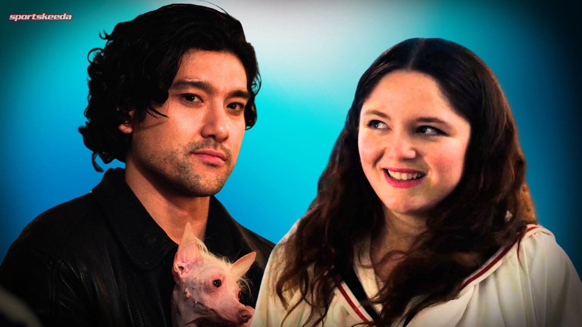 An image of Jessica and Felix from the series Too Much (Custom cover edited by Sportskeeda, Original Image [Netflix])