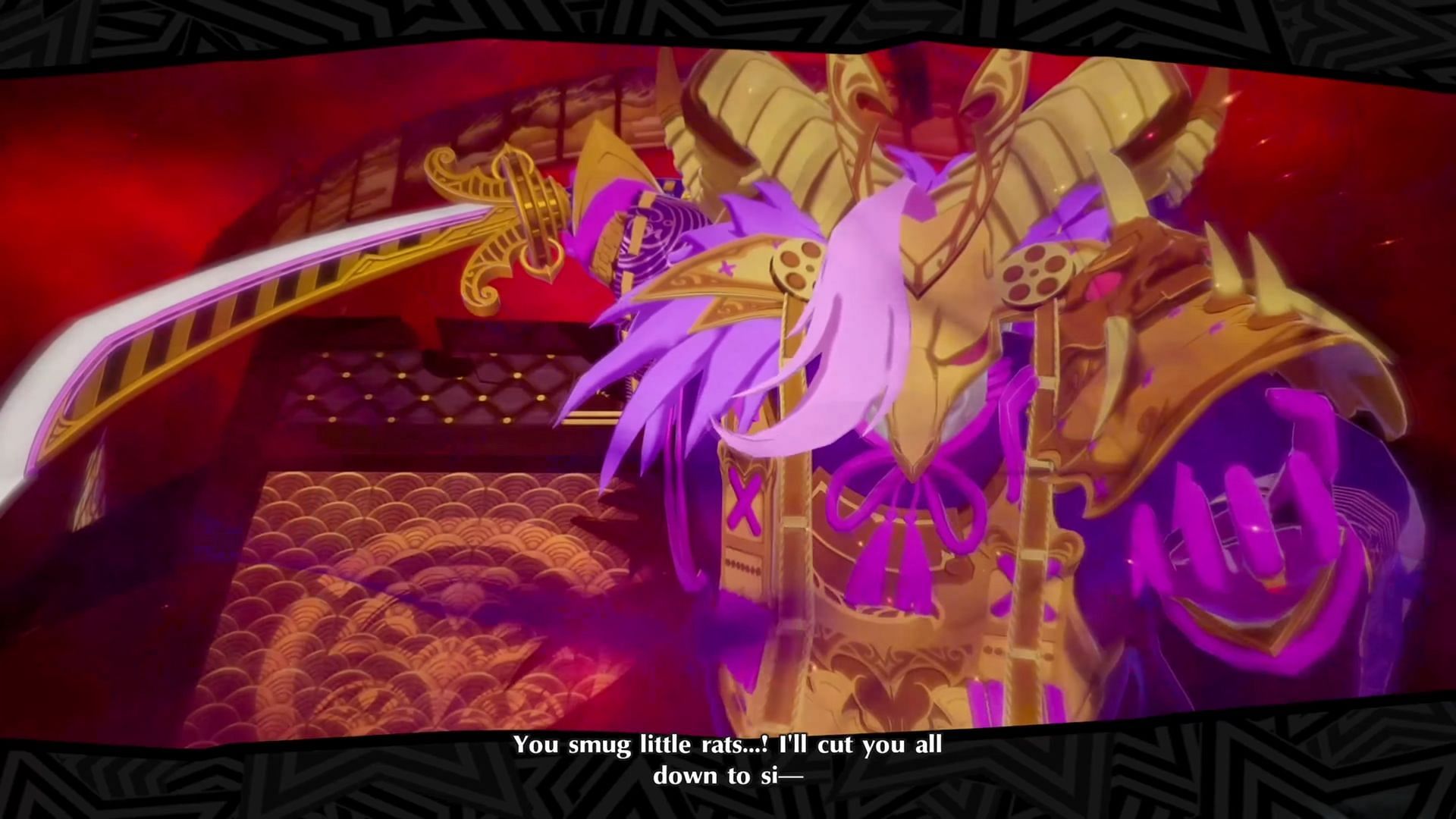 Dialogue exchange during the battle (Image via SEGA)