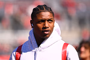 Bryce West, Brandon Inniss and more react as Ohio State standout Carnell Tate flexes flashy car collection