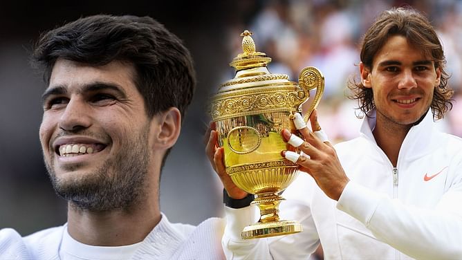 Has Carlos Alcaraz already overtaken Rafael Nadal's legacy at Wimbledon? What the numbers say
