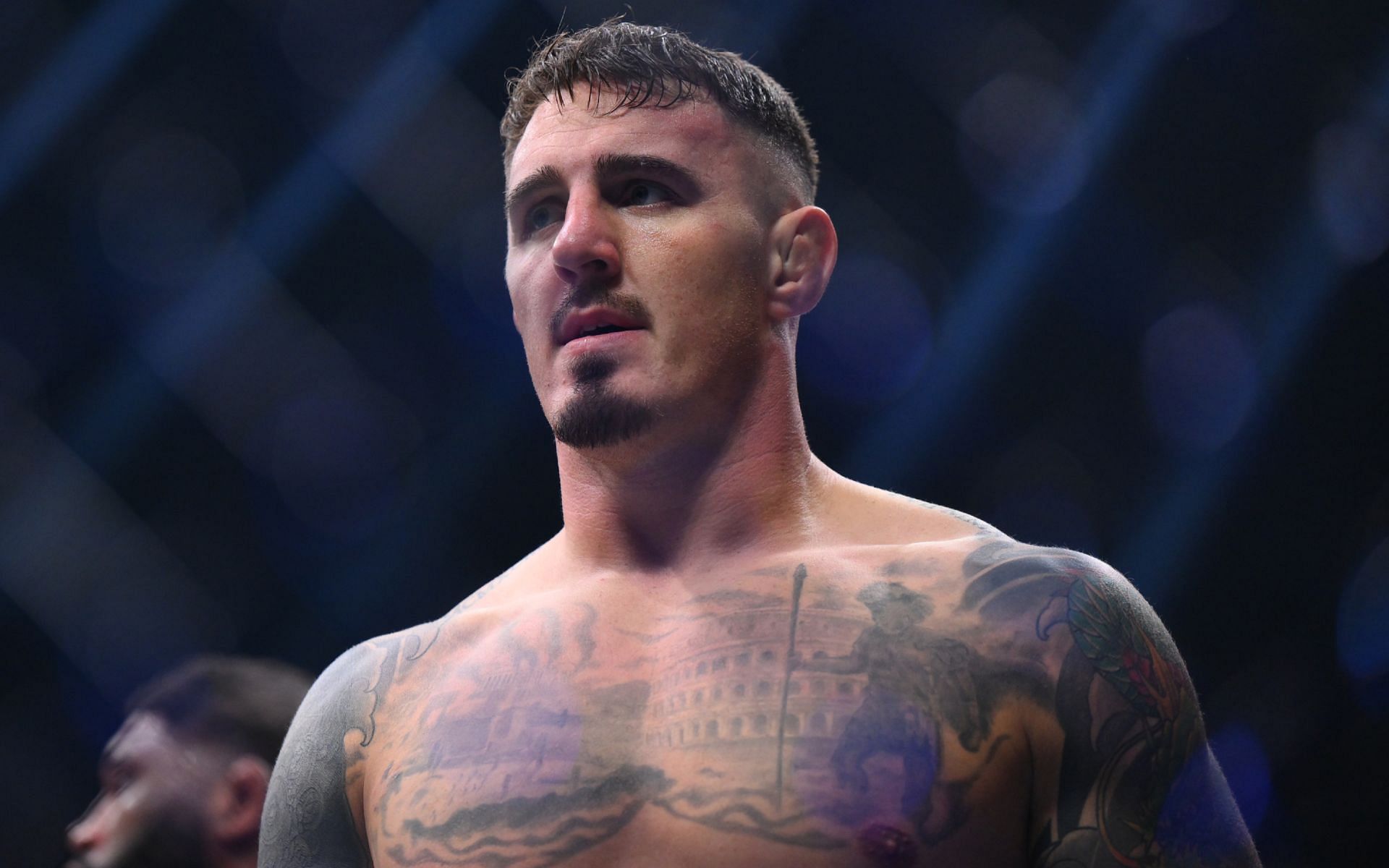 Tom Aspinall talks about his next fight. [Image courtesy: Getty Images]